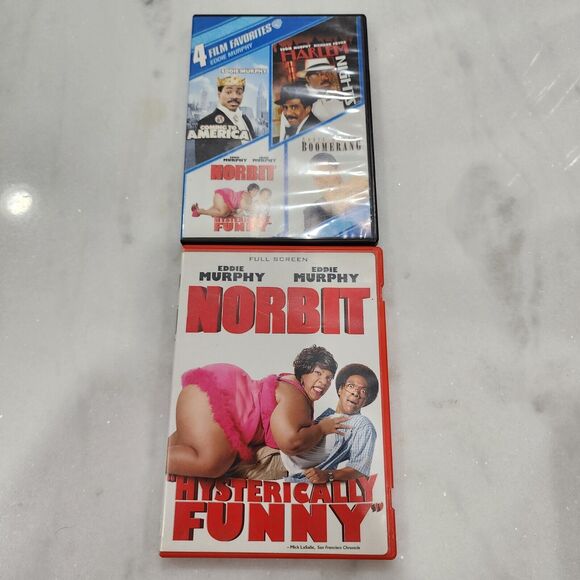 4 Film Favorites Eddie Murphy Coming To America Harlem Nights Norbit + Norbit - Picture 1 of 11